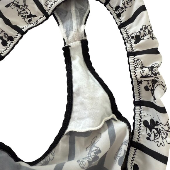 Dolce Gabbana ultra rare mickey mini Bra and cheeky pantie set Y2K VTG 70B 32B - Picture 13 of 16